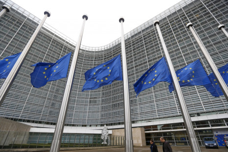 European flagts at European Commission