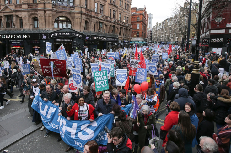 NHS march