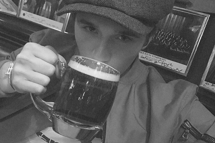 Brooklyn Beckham's first legal pint