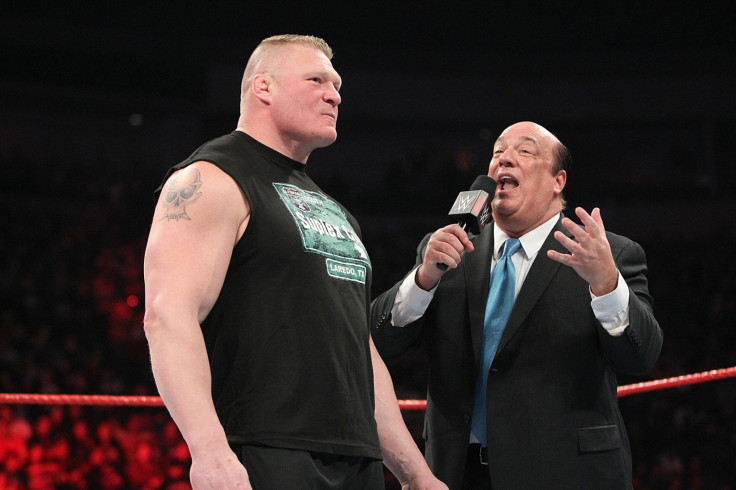 Brock Lesnar and Paul Heyman wwe