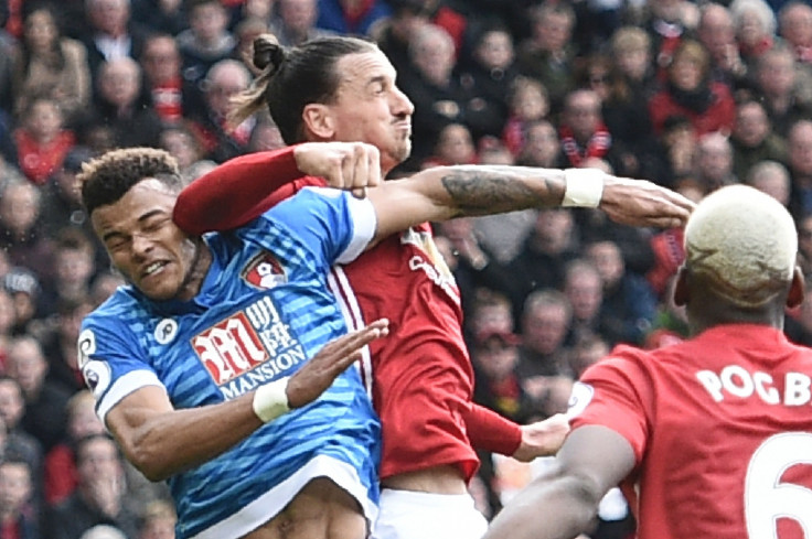 Tyrone Mings and Zlatan Ibrahimovic