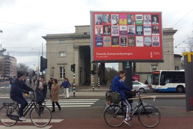 Election posters in Amsterdam