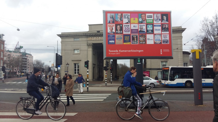 Election posters in Amsterdam