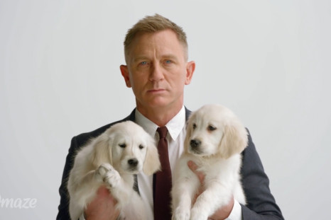 James Bond, puppies and an Aston Martin: Daniel Craig appears in latest Omaze campaign