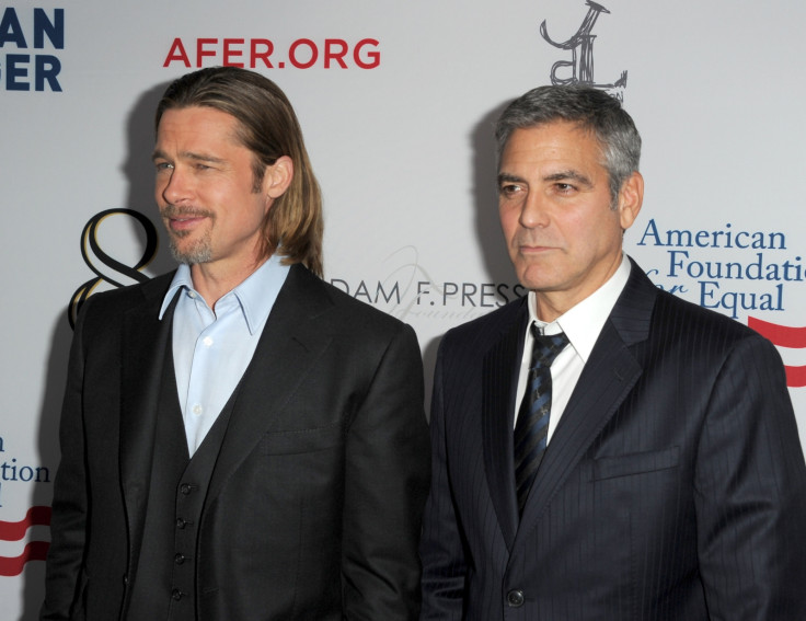 Brad Pitt and George Clooney 