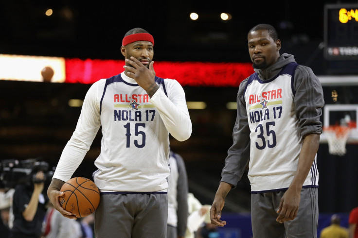 DeMarcus Cousins and Kevin Durant