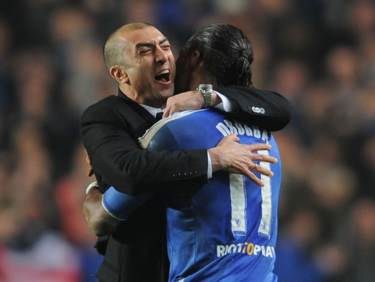 Roberto Di Matteo and Didier Drogba