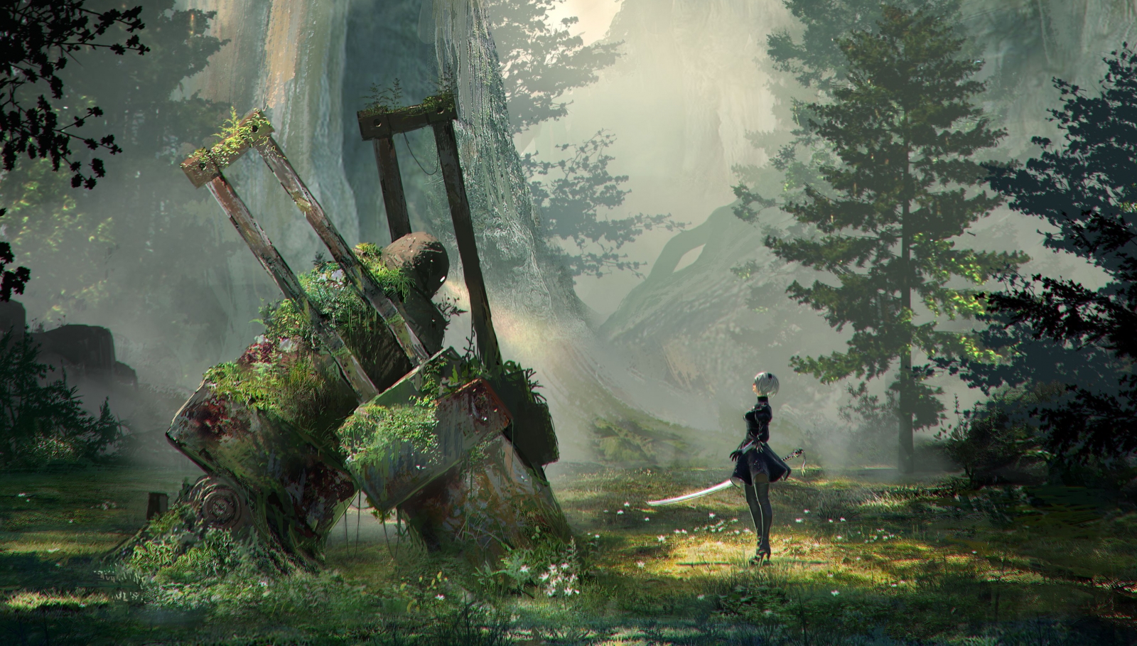 Nier Automata artwork Nier Automata artwork