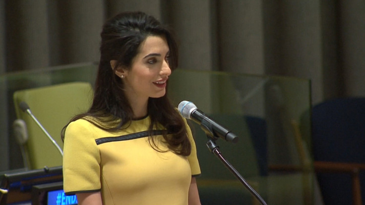 Amal Clooney UN speech