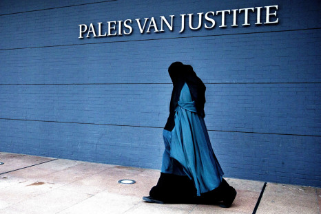 muslim woman burqa The Hague