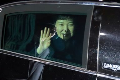 South Korea's ousted leader Park Geun-hye leaves