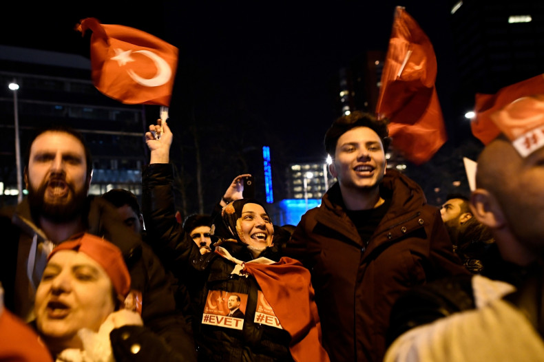 Turkish protestors