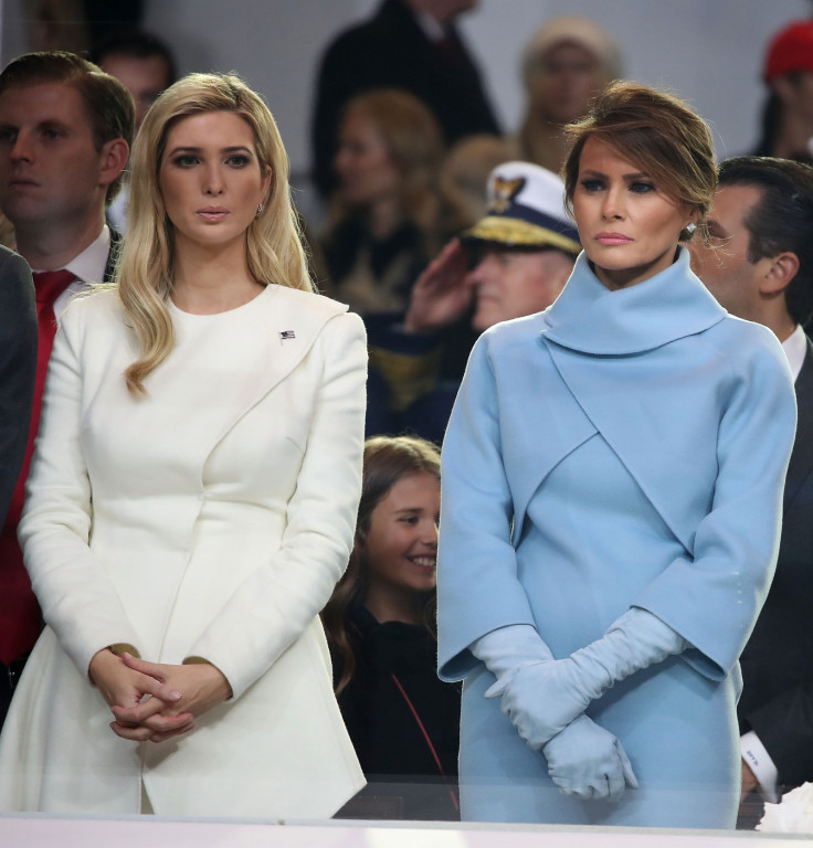 First Lady Melania Trump and Ivanka Trump