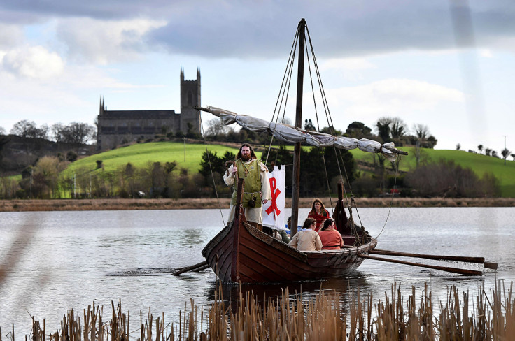 Saint Patrick reenactment 