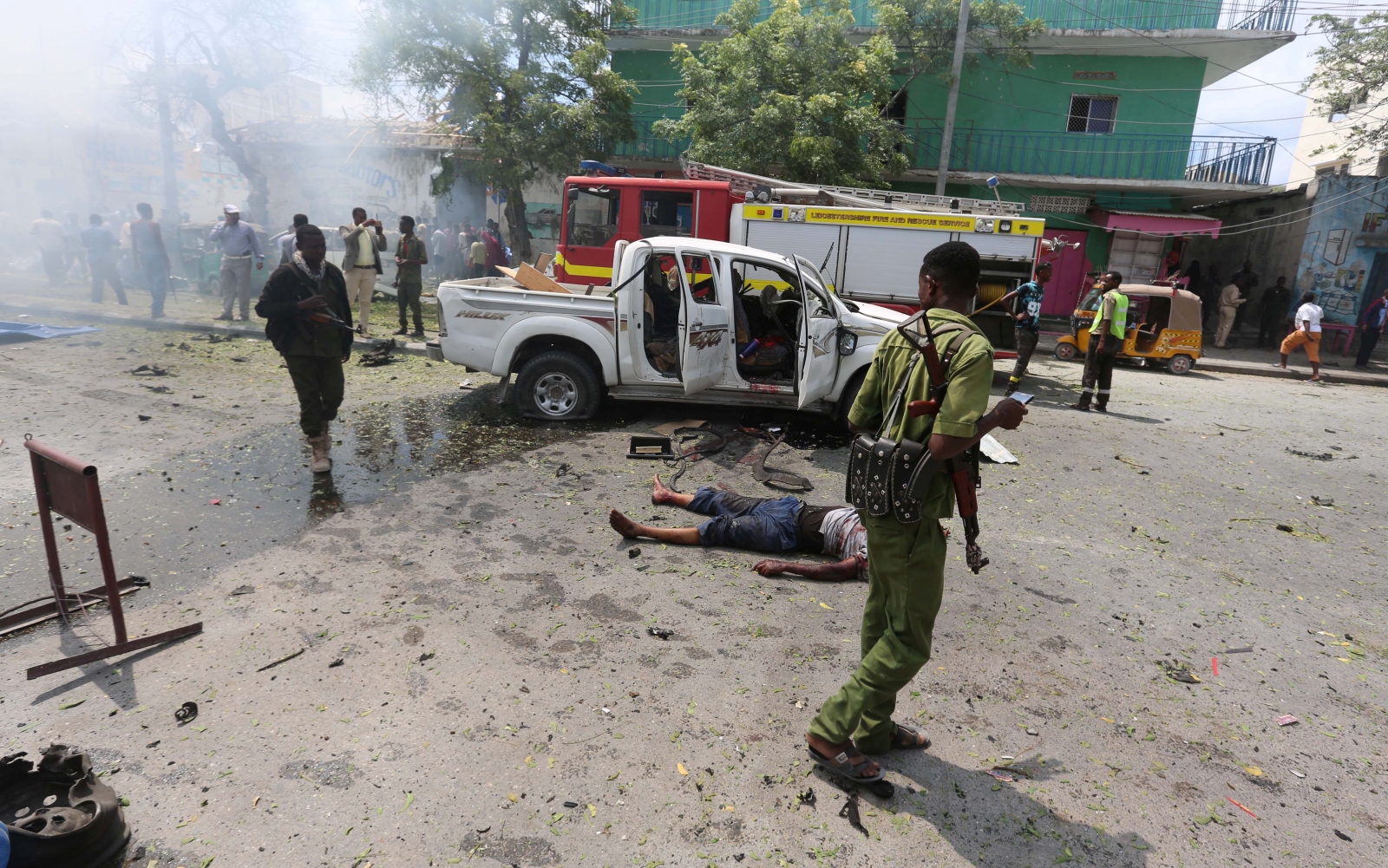 Deadly Car Bomb Hits Somalia s Capital Mogadishu In Suspected Al 