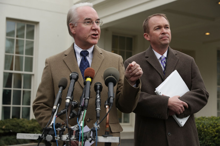 Tom Price and Mick Mulvaney speak