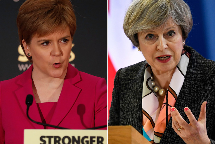 Nicola Sturgeon, Theresa May