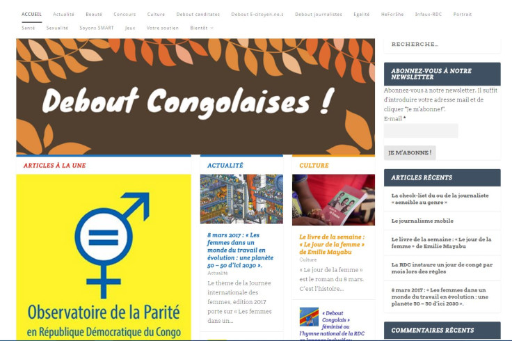 Debout Congolaises! web magazine