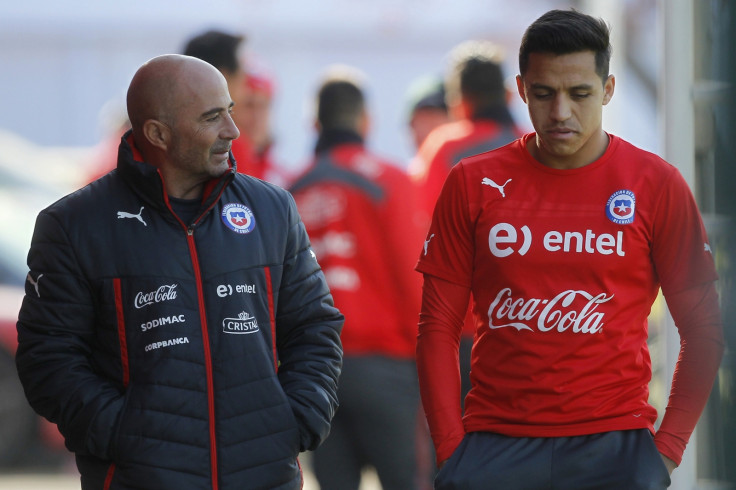 Jorge Sampaoli and Alexis Sanchez