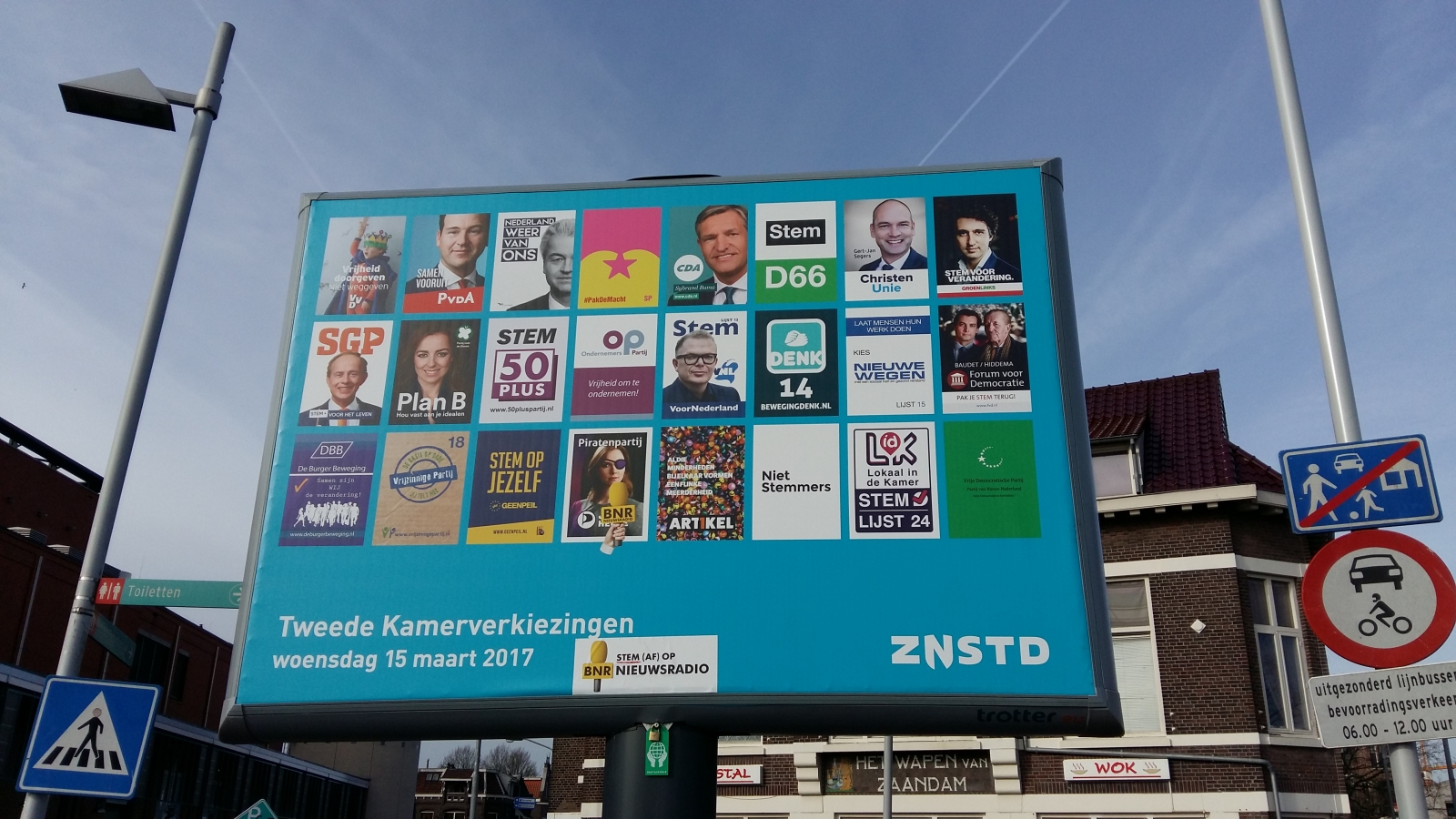 Dutch election billboard