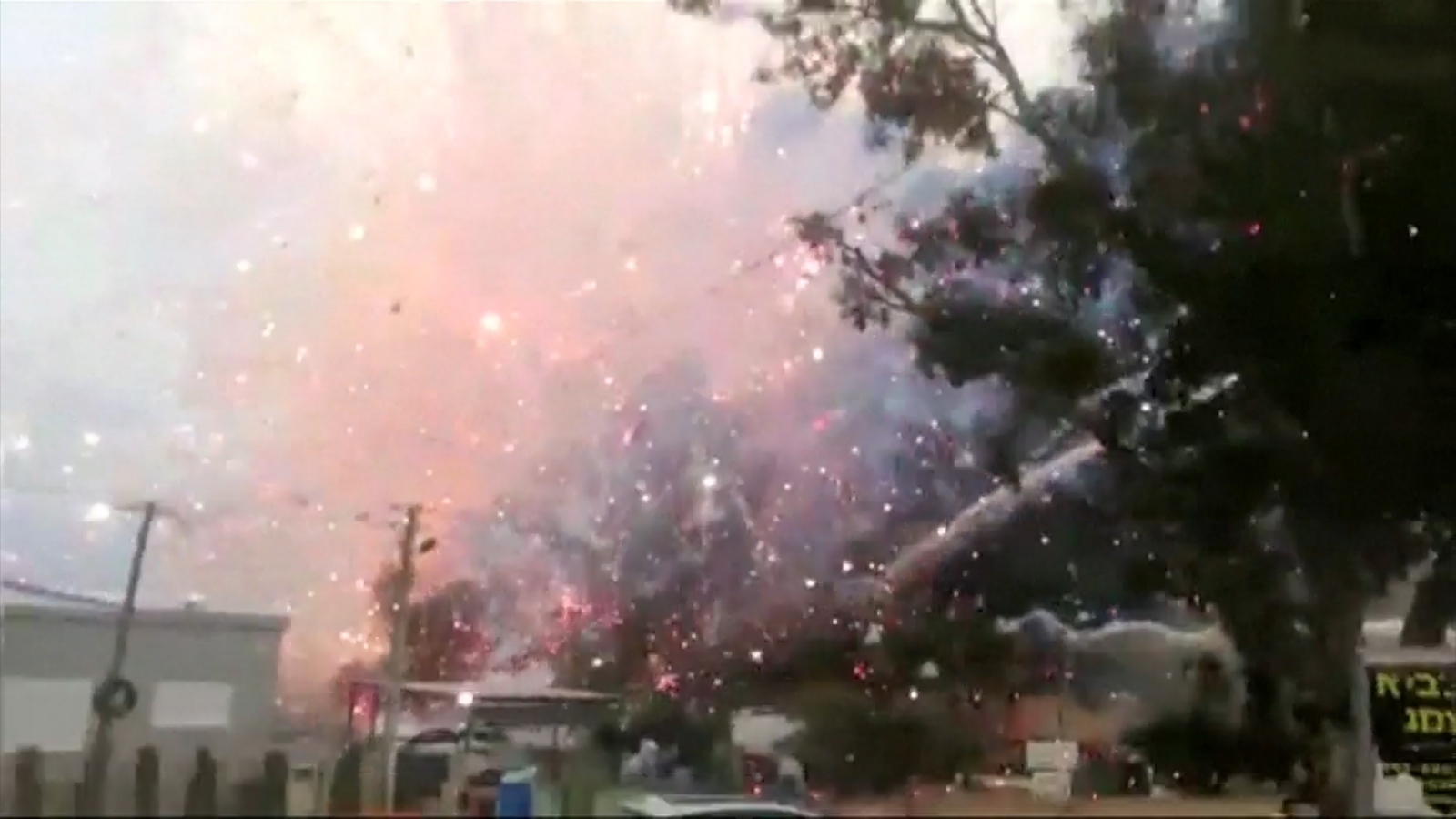 Deadly Israeli fireworks warehouse explosion caught on video IBTimes UK