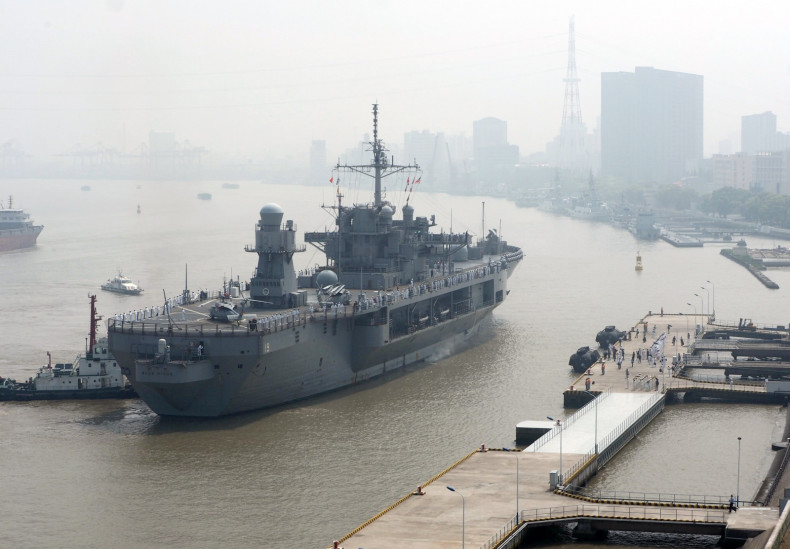 USS Blue Ridge in Shanghai