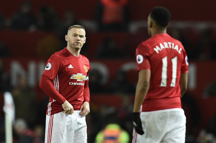 Wayne Rooney and Anthony Martial
