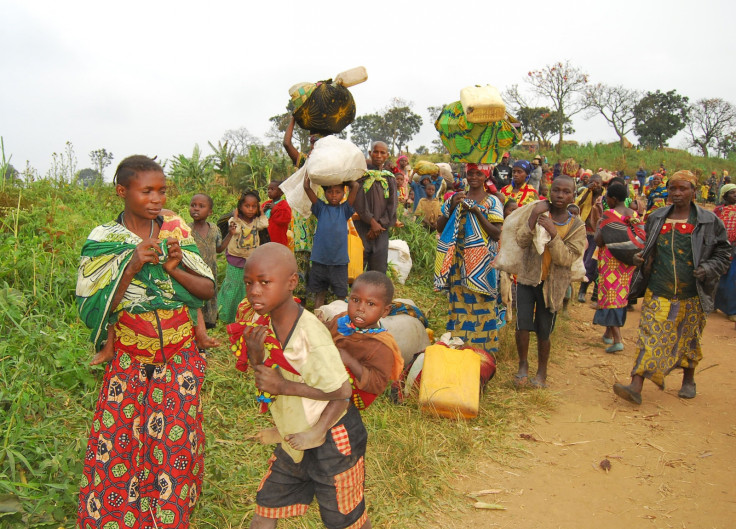 Displaced people in North Kivu