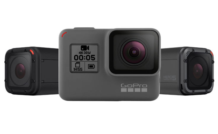 GoPro Hero 5 Black and Session