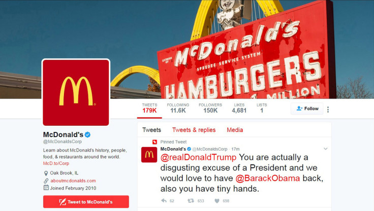 McDonalds Tweet