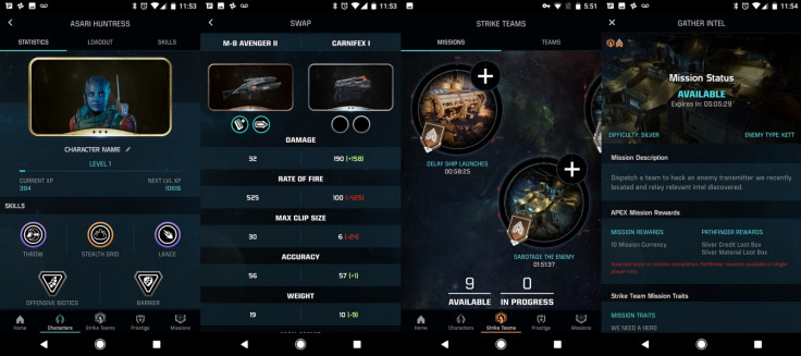 Mass Effect mobile app