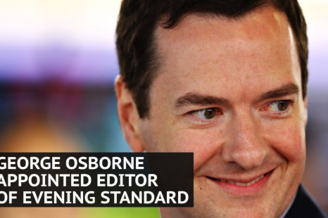 Former chancellor George Osborne appointed editor of Evening Standard