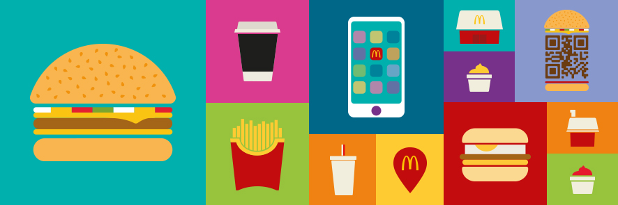 McDonald's website header