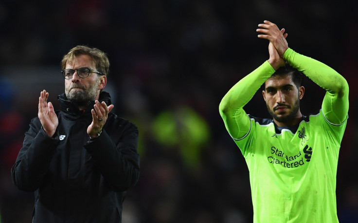 Jurgen Klopp and Emre Can