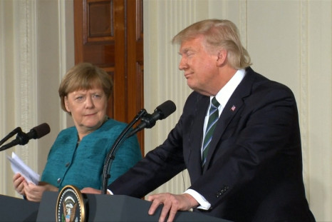 Trump jokes to Merkel about wire tapping