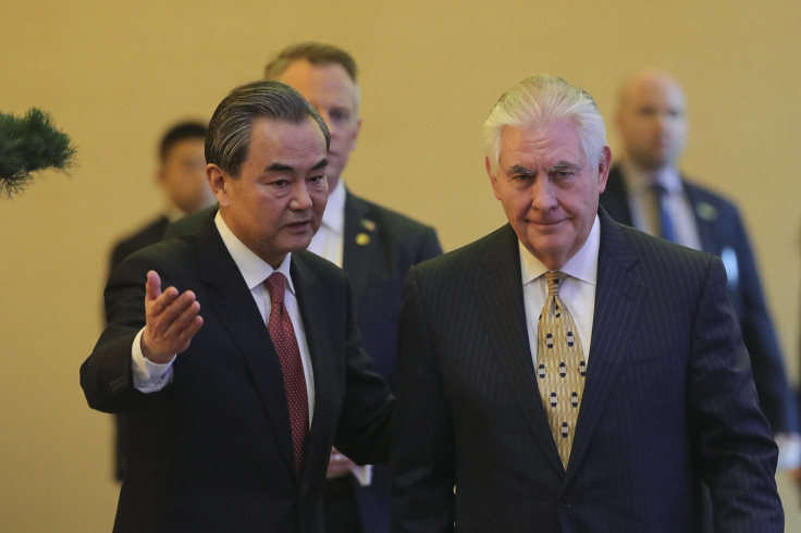 rex tillerson wang yi china