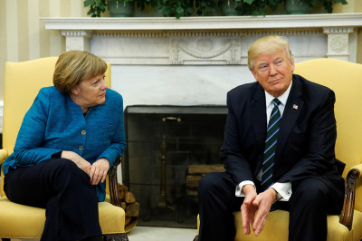 Merkel, Trump