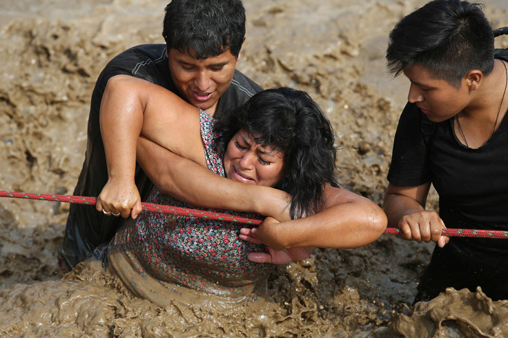 Peru landslides floods inundación imagenes