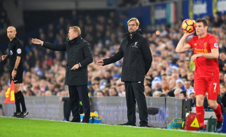 Ronald Koeman and Jurgen Klopp