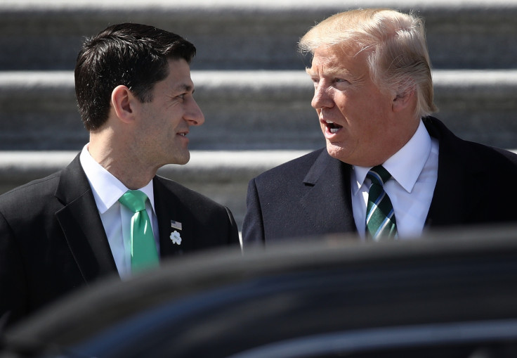 Paul Ryan and Donald Trump