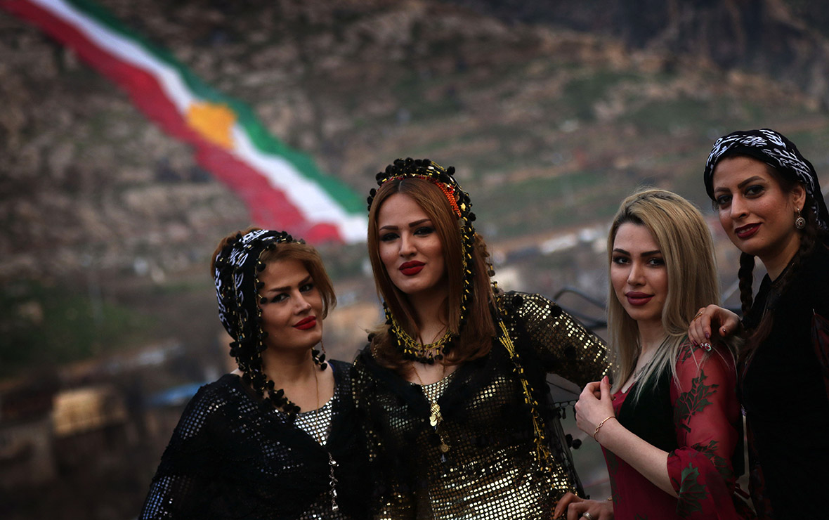 Images of Newroz 2017 Kurdish New Year and spring equinox celebrations