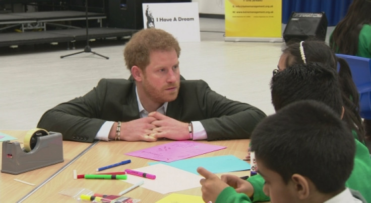 Prince Harry visit Yes You Can Project in Leicester