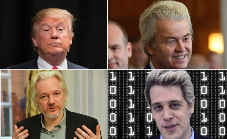 Trump Wilders Assange Milo