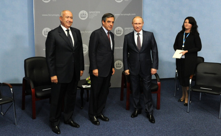 Fillon meets Putin at SPIEF 2015