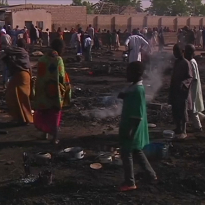 Multiple blasts kill at least four in Nigerian refugee camp