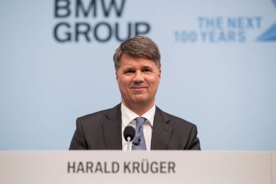 BMW chief executive Harald Krueger 