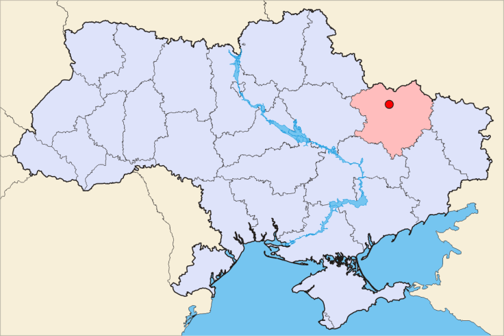Balakleya Ukraine map
