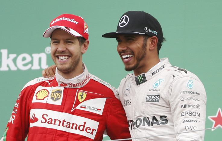 Sebastian Vettel and Lewis Hamilton