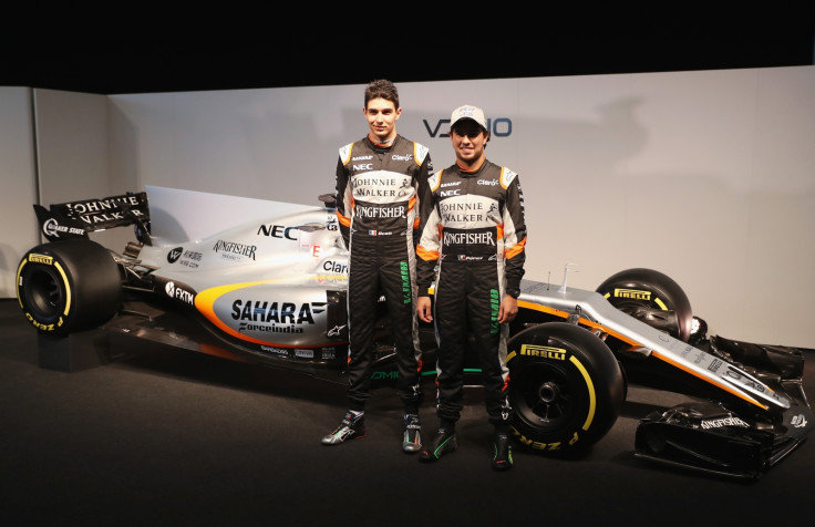 Esteban Ocon and Sergio Perez