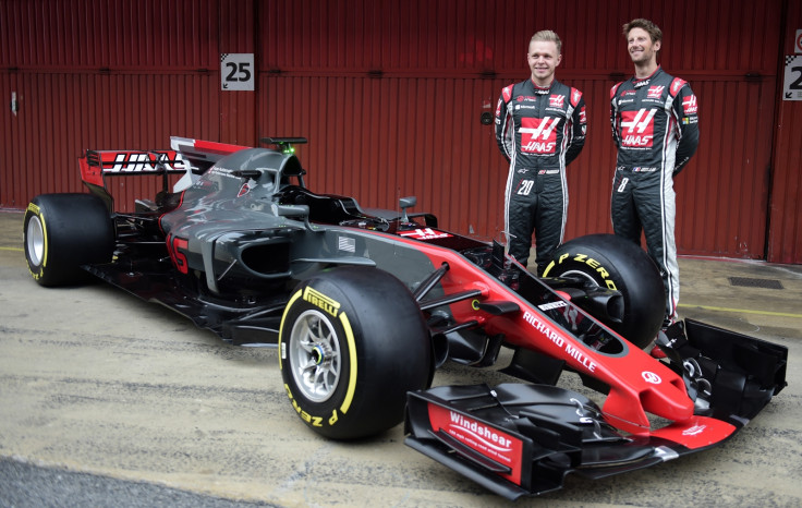 Kevin Magnussen and Sebastian Grosjean